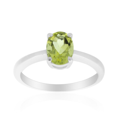 Ouro Verde Quartz Silver Ring