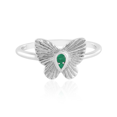 Green Onyx Silver Ring