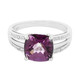 Grape Topaz Silver Ring