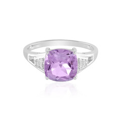 Rose de France Amethyst Silver Ring