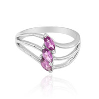 Rhodolite Silver Ring