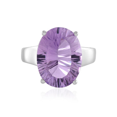 Rose de France Amethyst Silver Ring