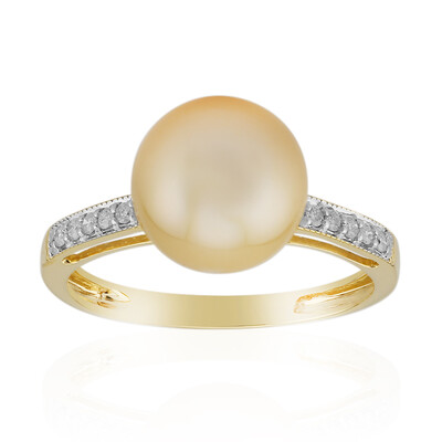 18K Kabira Golden South Sea Pearl Gold Ring (TPC)