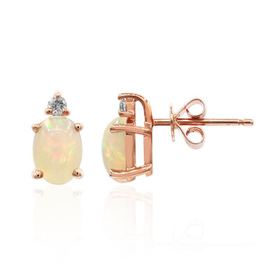 10K AAA Welo Opal Gold Earrings