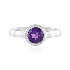 Moroccan Amethyst Silver Ring