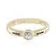 9K White Sapphire Gold Ring (Adela Gold)