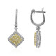 18K SI2 Yellow Diamond Gold Earrings (CIRARI)