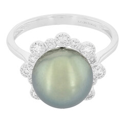 10K Tahitian Pearl Gold Ring