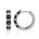 Brazilian Green Tourmaline Silver Earrings (Pallanova)