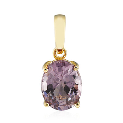 9K Lavender Spinel Gold Pendant