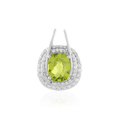 Arizona Peridot Silver Pendant