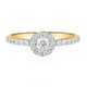 14K IF (D) Diamond Gold Ring (Annette)