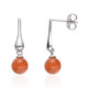 Sunstone Silver Earrings