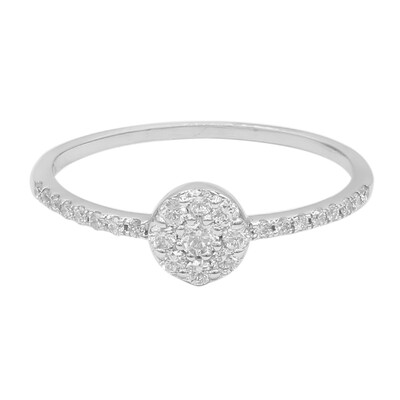 14K SI1 (G) Diamond Gold Ring (Annette)