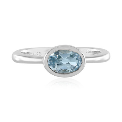 Sky Blue Topaz Silver Ring (KM by Juwelo)