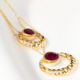 9K Madagascar Ruby Gold Necklace (Ornaments by de Melo)