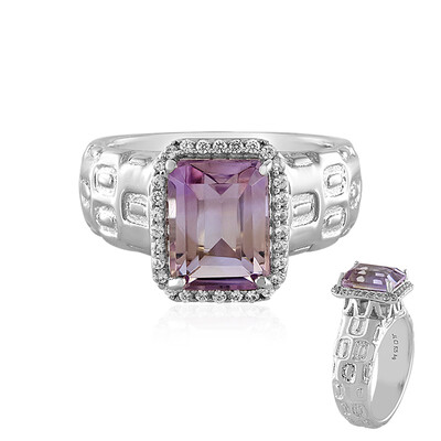 Ametrine Silver Ring