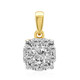 14K VVS1 (G) Diamond Gold Pendant (Annette)