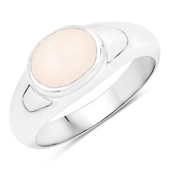 Welo Opal Silver Ring