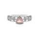 Rose Quartz Silver Ring