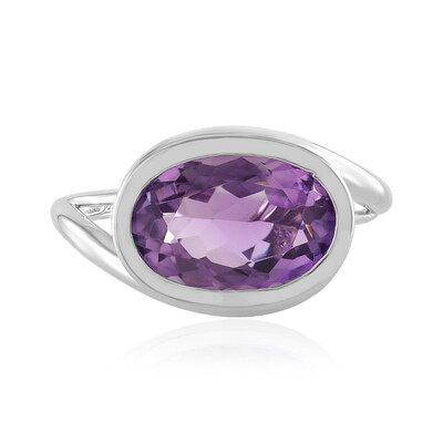 Amethyst Silver Ring