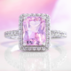 Kunzite Silver Ring