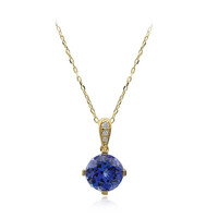 14K AAA Tanzanite Gold Necklace (CIRARI)