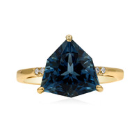 14K London Blue Topaz Gold Ring