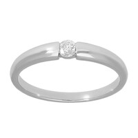 9K I2 (I) Diamond Gold Ring