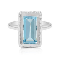 Sky Blue Topaz Silver Ring