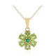 Burmese Peridot Silver Necklace