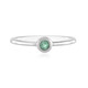 Colombian Emerald Silver Ring