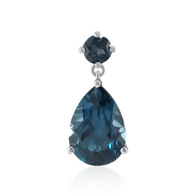 London Blue Topaz Silver Pendant