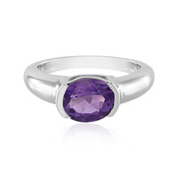 Siberian Amethyst Silver Ring