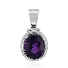 Zambian Amethyst Silver Pendant (Pallanova)