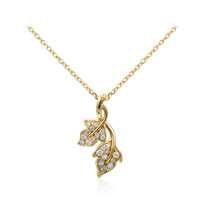 14K SI2 (H) Diamond Gold Necklace (Smithsonian)