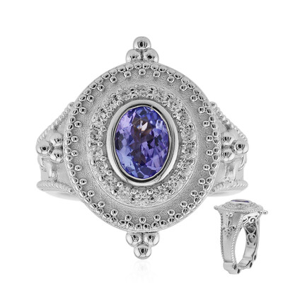 Tanzanite Silver Ring (Dallas Prince Designs)