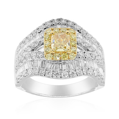 18K SI2 Yellow Diamond Gold Ring (CIRARI)