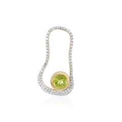 Arizona Peridot Silver Pendant