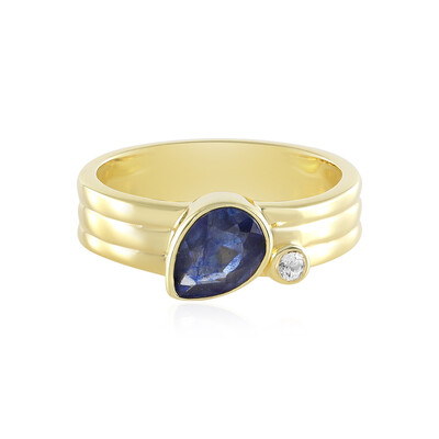 Madagascar Blue Sapphire Silver Ring