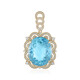 18K Marambaia Topaz Gold Pendant (AMAYANI)