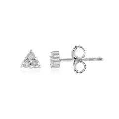 I2 (I) Diamond Silver Earrings