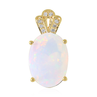 Welo Opal Silver Pendant