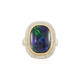 Mezezo Opal Silver Ring (Adela Silber)