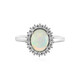 Welo Opal Silver Ring