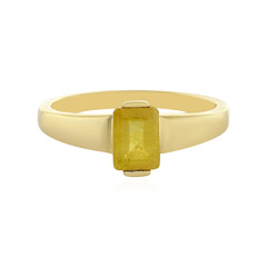 Madagascar Yellow Sapphire Silver Ring