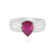 Madagascar Ruby Silver Ring (de Melo)