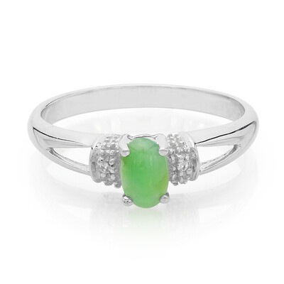 Imperial Chrysoprase Silver Ring