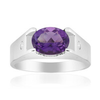 Moroccan Amethyst Silver Ring