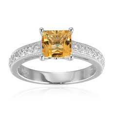 Citrine Silver Ring